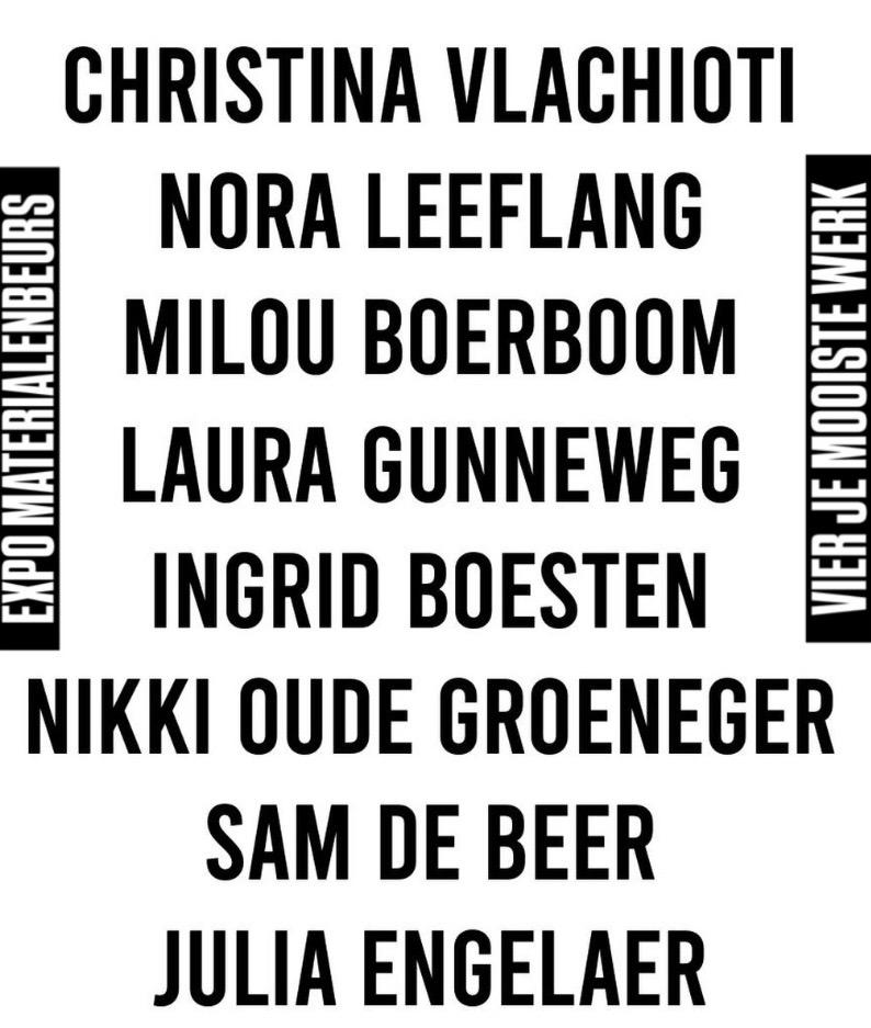 Deelnemers ‘vier je mooiste werk’